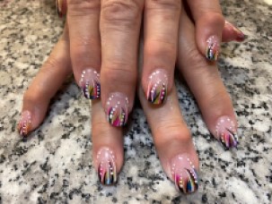 Colred Flame Tips